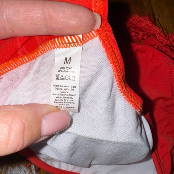 NWOT Red Tassel Bikini Set - Picture 3 of 4